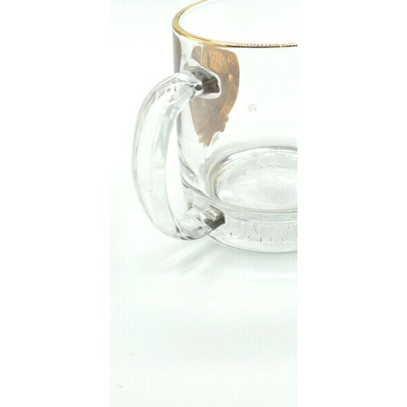 2001 Presidential Inauguration Commemorative Glass Mug with Gold Seal & Trim - Picture 5 of 6